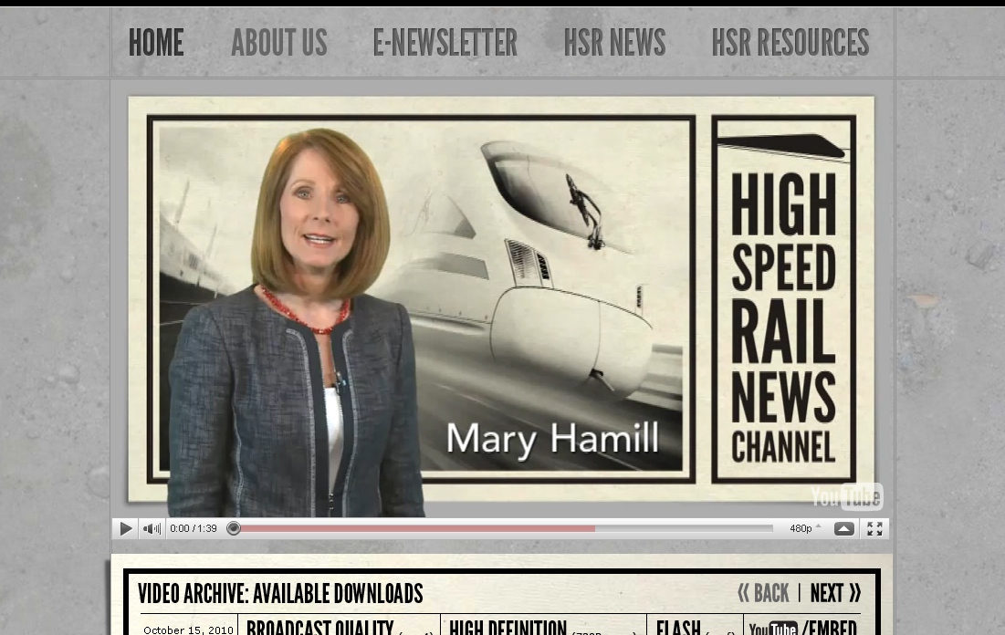 Top High Speed Rail News Channel Stories for 2010