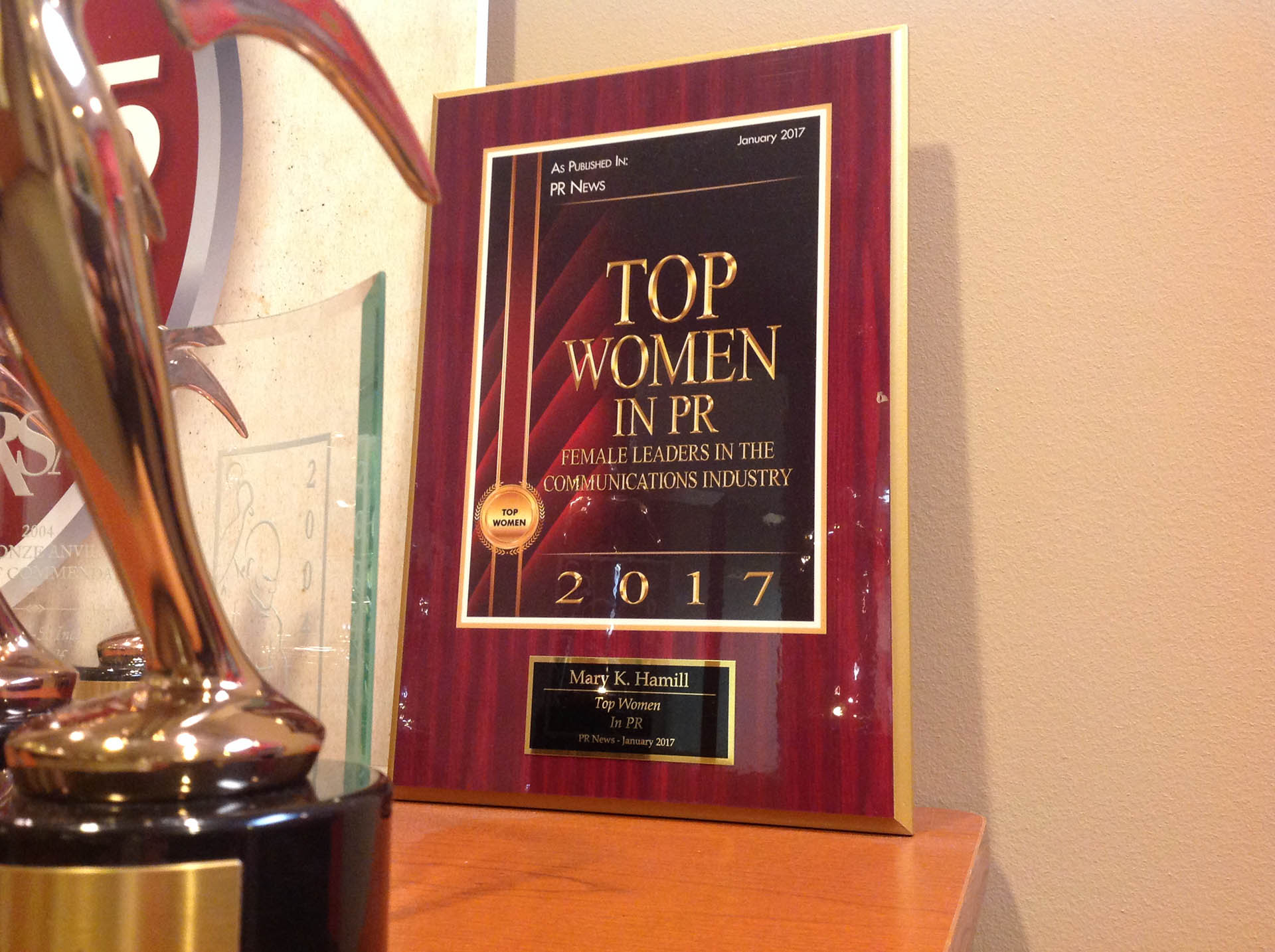 Global-5 Communications CEO Mary Hamill Wins Top Women in PR Award