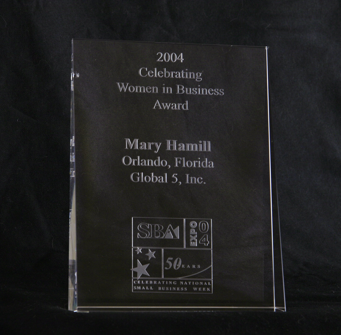 SBA’s 2004 Top Five Women Entrepreneurs