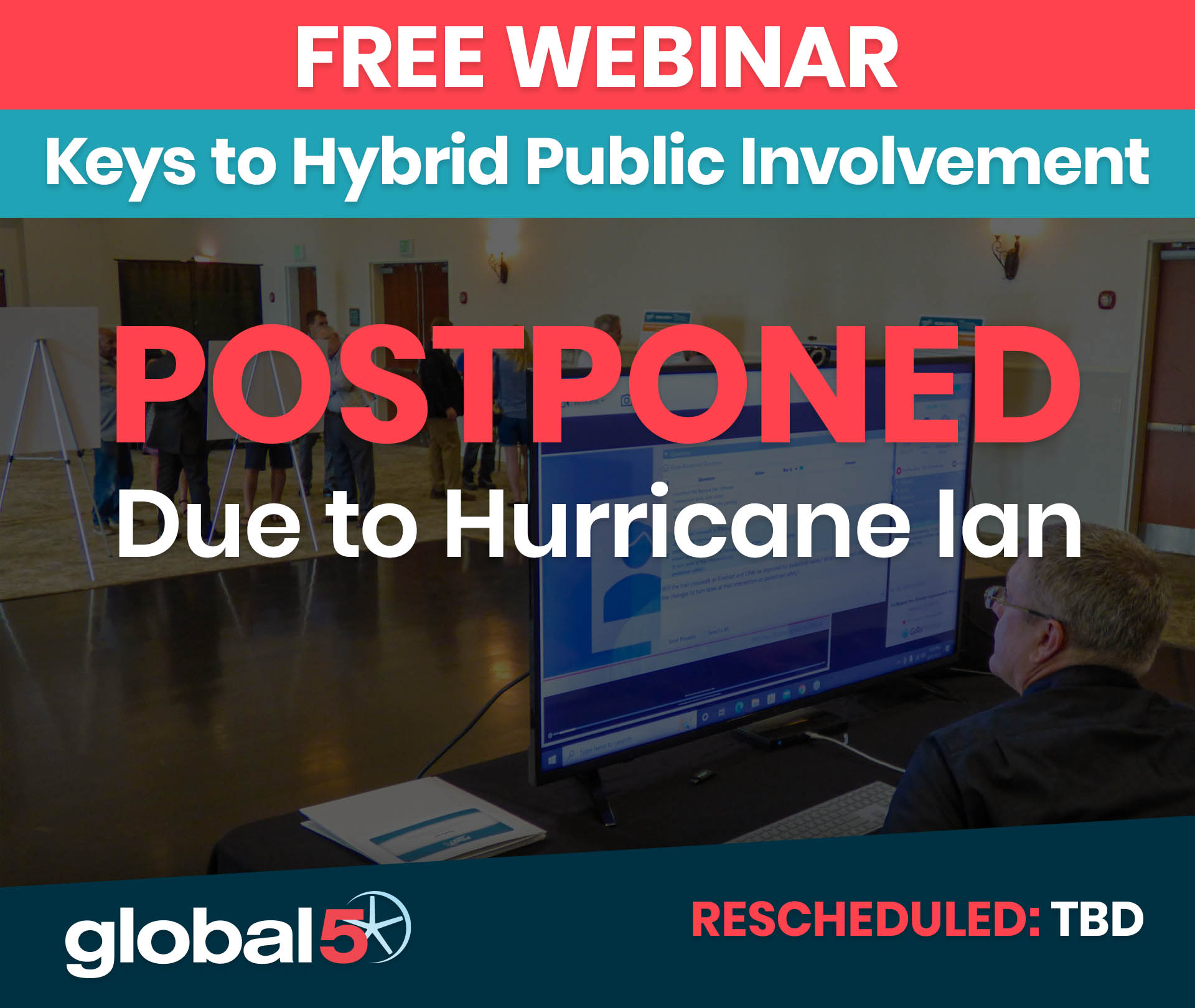 Free Webinar: Keys to Hybrid Public Involvement – Postponed